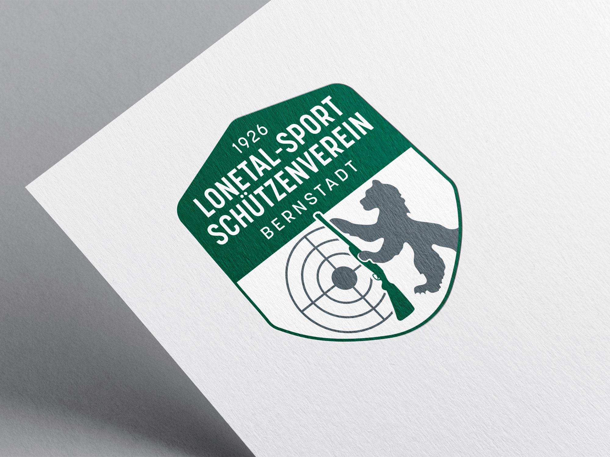 Logodesign | Lonetal-Sportschützenverein Bernstadt